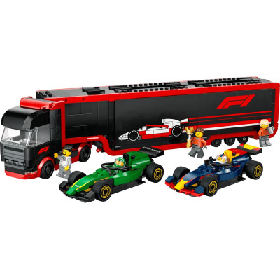 LEGO Конструктор LEGO City Вантажівка F1 з автомобілями RB20 та AMR24 LEGO Конструктор LEGO City Вантажівка F1 з автомобілями RB20 та AMR24
