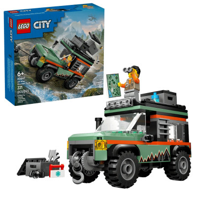 LEGO Конструктор LEGO City Позашляхова гірська вантажівка 4x4