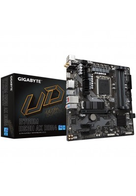 Gigabyte Материнська плата B760M DS3H AX DDR4 s1700 B760 4xDDR4 M.2 HDMI DP mATX