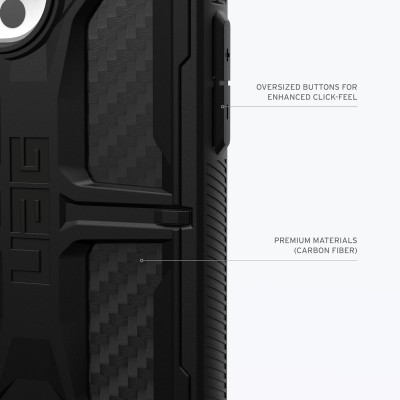 UAG Чохол для Apple iPhone 15 Pro Monarch, Carbon Fiber