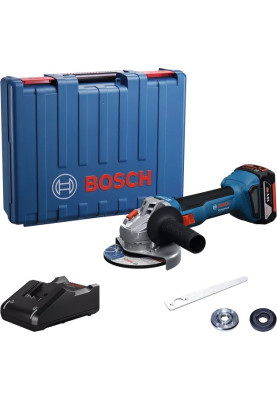 Bosch Шліфмашина кутова акумуляторна GWS 18V-8 125мм 18В 1x4А·год 0-11000об·хв 1.6кг кейс ЗП GAL 18V-40
