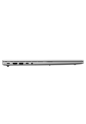 ASUS Ноутбук Vivobook S16 S3607CA-RP008 16" WUXGA IPS, Intel Ultra 7 255H, 16GB, F1TB, UMA, NoOS, Сріблястий