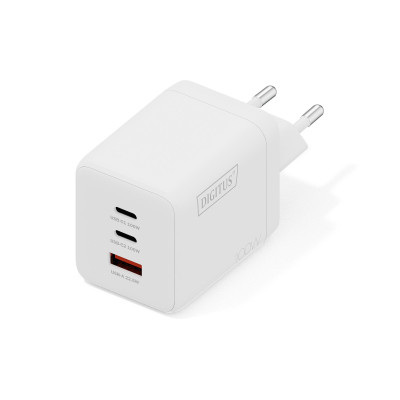Digitus Зарядний пристрій GaN 2хUSB-C, 1хUSB-A, 100W