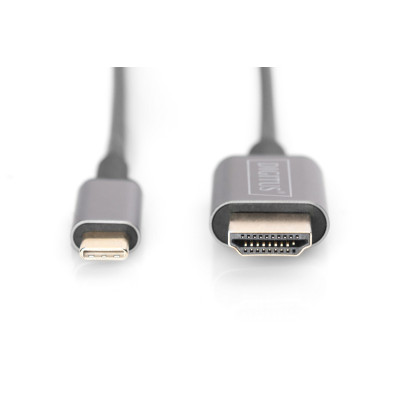 Digitus Адаптер USB-C - HDMI UHD 4K, M/M, 1.8 m