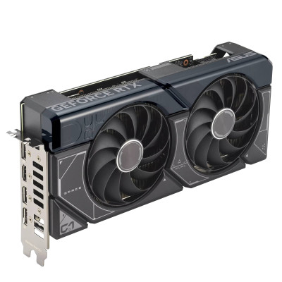 ASUS Відеокарта GeForce RTX 4070 Ti SUPER 16GB GDDR6X OC DUAL-RTX4070TIS-O16G