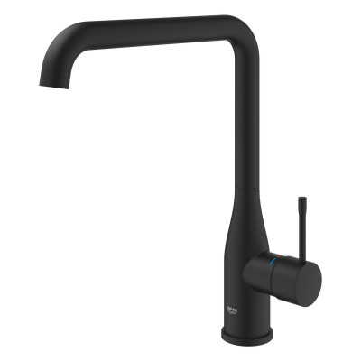 Grohe Змішувач для кухні Accent, довж.виливу - 220мм, поворотний, 1 важіль, фантомний чорний