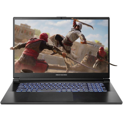 Dream Machines Ноутбук RG4060-17 17.3FHD IPS, Intel i7-14650HX, 16GB, F1TB, NVD4060-8, DOS, чорний