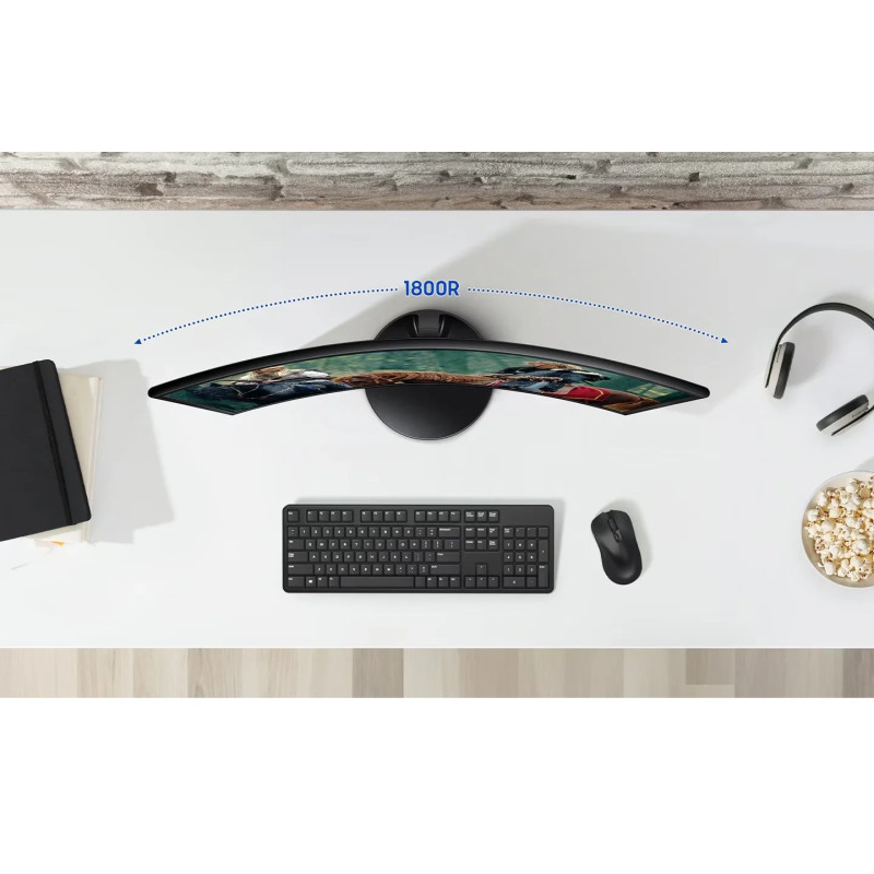 Samsung Монітор 27" S27D360 D-Sub, HDMI, VA, 100Hz, 4ms, CURVED
