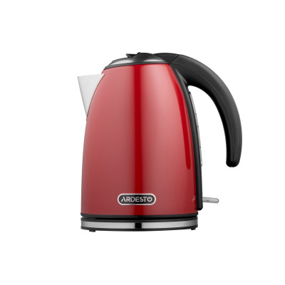 ARDESTO Електрочайник EKL-F340R 1.7л/2200Вт/strix контроль/нерж. сталь/червоний