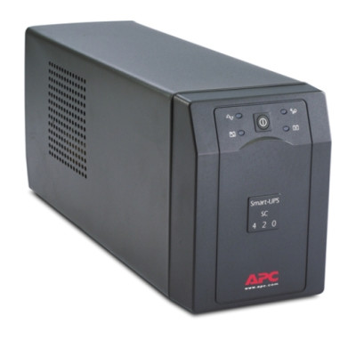 APC Джерело безперебійного живлення Smart-UPS SC 420VA/260W, RS232, 3+1 C13