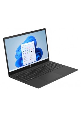 HP Ноутбук 15-fc0019ua 15.6" FHD IPS AG, AMD R3-7320U, 8GB, F256GB, UMA, Win11, чорний