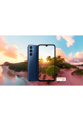 Samsung Смартфон Galaxy M15 5G (M156) 6.6" 4/128ГБ, 2SIM, 6000мА рік, синій темний