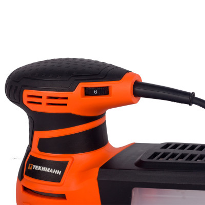 TEKHMANN Шліфмашина ексцентрикова TOS-1245 450Вт 125 мм 300-13000об·хв 1.7кг TEKHMANN Шліфмашина ексцентрикова TOS-1245 450Вт 125 мм 300-13000об·хв 1.7кг