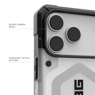 UAG Чохол UAG для iPhone 17 Pro Max, Pathfinder Clear MagSafe, Ice/Silver