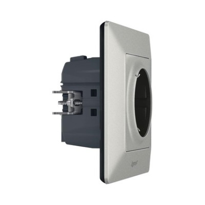 Legrand Розумна розетка 2К + З (Valena Life with NETATMO)[Алюміній]