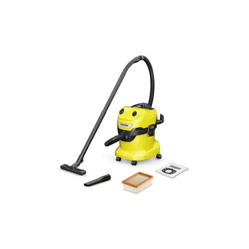 Karcher Пилосос професійний WD 4 V-20/5/22, 1000Вт контейнер 20л, 6.8кг