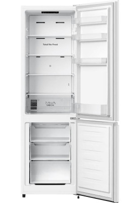 Gorenje Холодильник з нижн. мороз. камерою, 180х55х56см, 2 двері, 188(67)л, А++, NoFrost Plus, Зона св-ті, Білий
