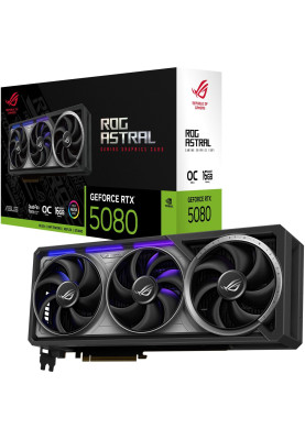 ASUS Відеокарта ASUS GeForce RTX 5080 16GB GDDR7 OC ROG-ASTRAL-RTX5080-O16G-GAMING