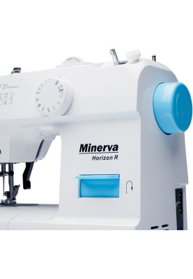 Minerva Швейна машина Horizon R, електромех., 71 Вт, 13 швейних операцій, петля напівавтомат, білий