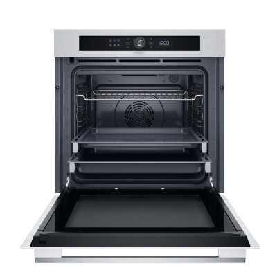 Whirlpool Духовий шафа електричний, 73л, A+, дисплей, конвекція, піроліз, телескопічні напрямні, білий