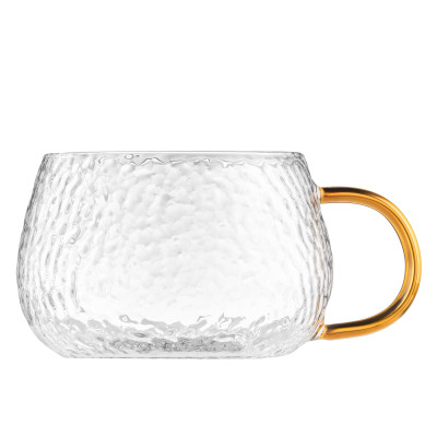 ARDESTO Набір чашок Ardesto Dew 350мл, 4шт, боросилікатне скло, прозрачний