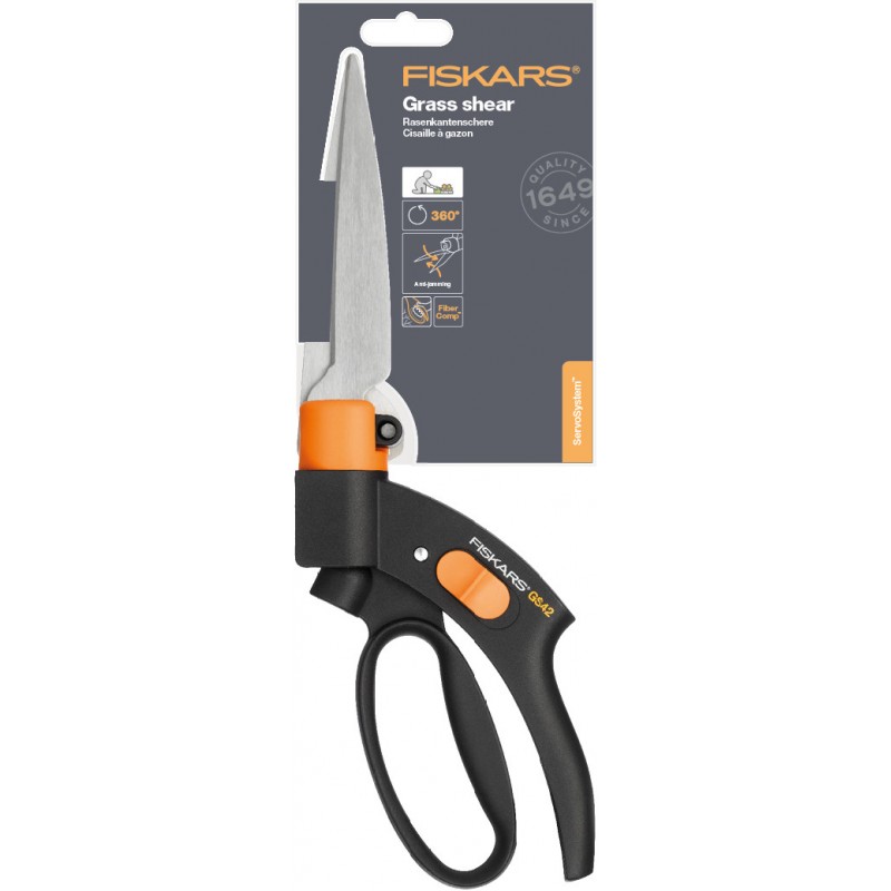 Fiskars Ножиці для трави Servo-System  GS42