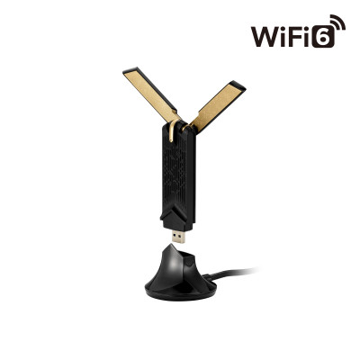 ASUS Адаптер WiFi USB-AX56 AX1800, USB, підовжувач-підставка