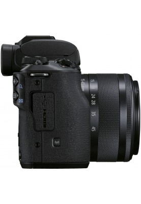 Canon Цифрова фотокамера  EOS M50 Mk2 + 15-45 IS STM Lifestream Kit Black