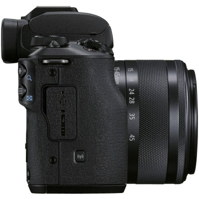 Canon Цифрова фотокамера  EOS M50 Mk2 + 15-45 IS STM Lifestream Kit Black