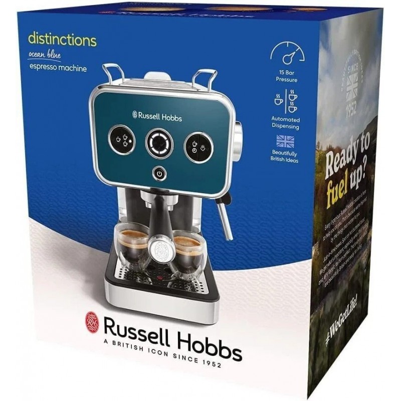 Russell Hobbs Кавоварка ріжкова 26451-56 Distinctions, синій