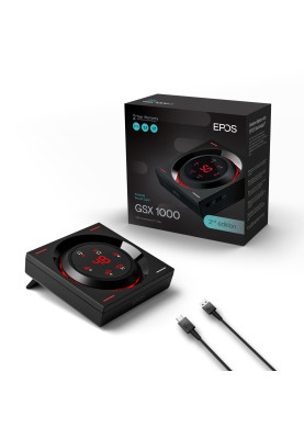 Epos Звукова карта зовнішня GSX 1000 2nd edition, 7.1, black