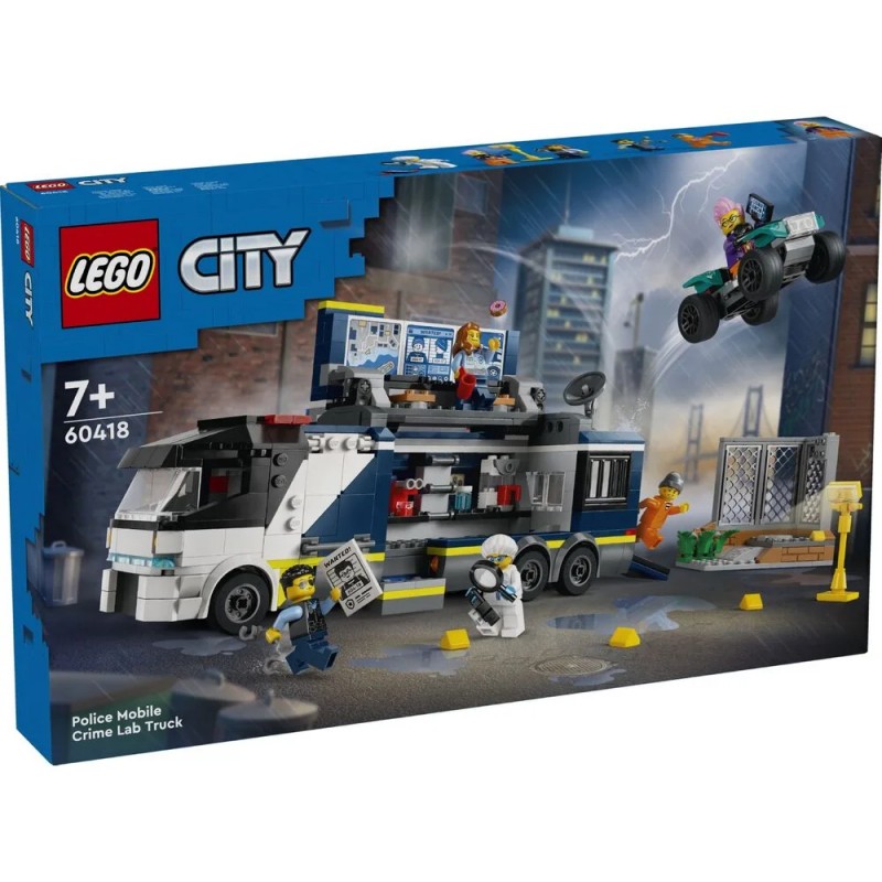 LEGO Конструктор City Пересувна поліцейська криміналістична лабораторія