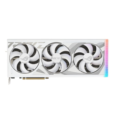 ASUS Відеокарта GeForce RTX 4080 SUPER 16GB GDDR6X STRIX білий OC ROG-STRIX-RTX4080S-O16G-WHITE