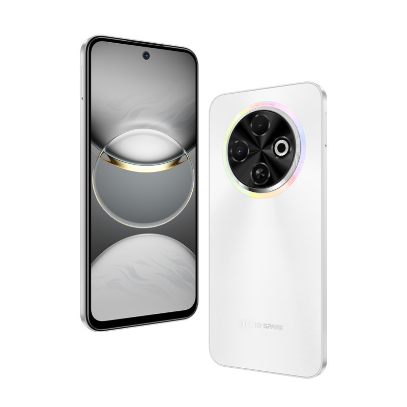 TECNO Смартфон Spark 30C (KL5n) 6.67" 4/128ГБ, 2SIM, 5000мА•год, Orbit White