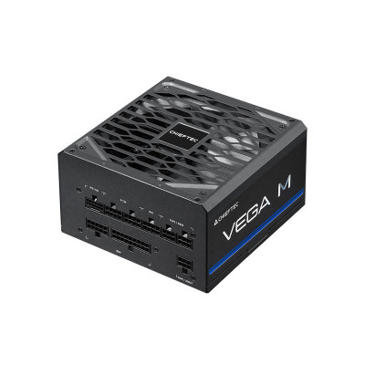 Chieftec Блок живлення Vega M (850W), >90%, 80+ Gold, 135мм FDB, 1xMB 24pin(20+4), 2xCPU 8pin(4+4), 3xMolex, 6xSATA, 4xPCIe 8pin(6+2), 1xPCIe