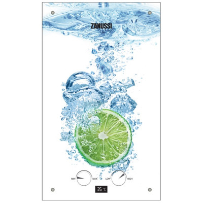 Zanussi Водонагрівач газовий проточний GWH 10 Fonte Glass Lime
