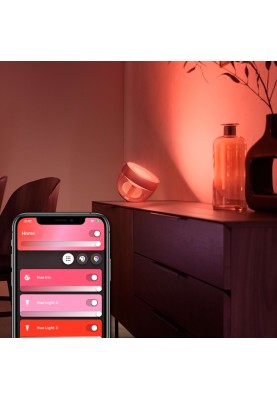 Philips Hue Настільна лампа Iris, 2000K-6500K, Color, Bluetooth, з димером, мідна