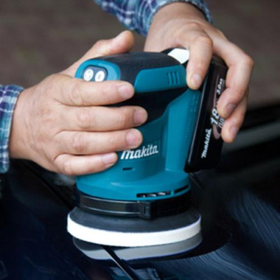 Makita Шліфмашина ексцентрикова DBO180Z акумуляторна, 18В, 125мм, 7000/9500/11000 об/хв, 1.7 кг, SOLO