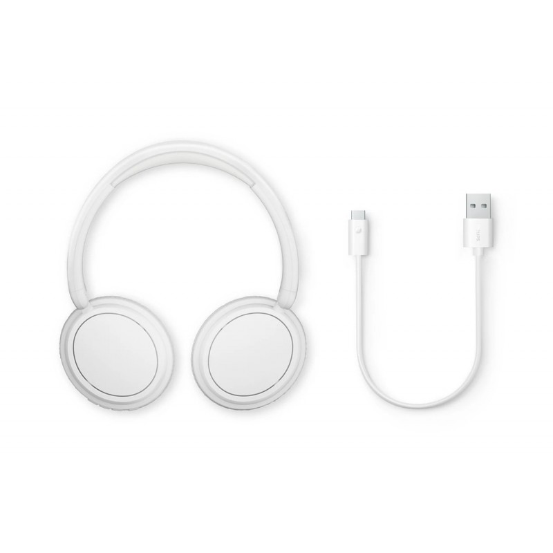 Philips Навушники Over-ear TAH5209 BT 5.3, SBC, Wireless, Mic, Білий