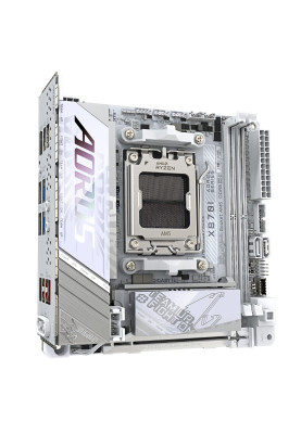 Gigabyte Материнська плата X870A AORUS PRO ICE sAM5 X870A AORUS PRO ICE 2xDDR5 M.2 Wi-Fi BT HDMI Type-C ATX