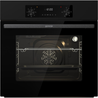 Gorenje Духовий шафа Gorenje електричний, 61л, A+, дисплей, конвекція, чорний