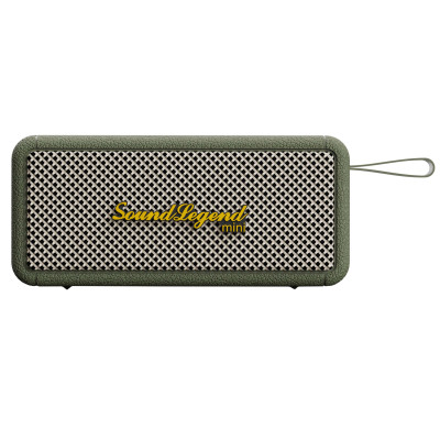 2E Портативна акустична система SoundLegend Mini 40Вт, BT 5.3, TWS, FLAC, MP3, WAV, EQ, PowerBank, IPX6, Зелений