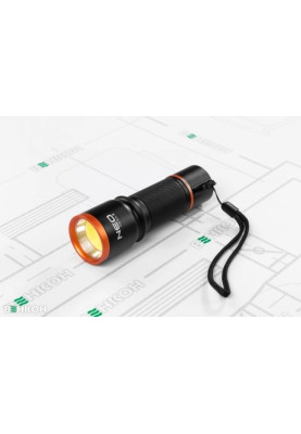 Neo Tools Ліхтар ручний, 200 люмен, 3 Вт, LED COB, алюмінієвий, 3xAA, IP20