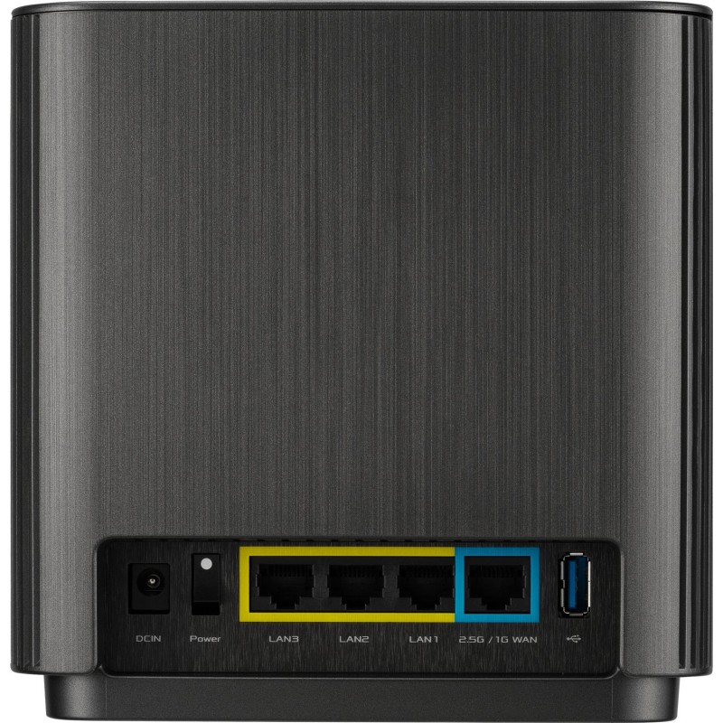 ASUS Маршрутизатор ZenWiFi XT9 2PK AX7800 3xGE LAN 1x2.5GE WAN 1xUSB 3.2 MU-MIMO OFDMA MESH black