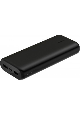 Belkin Акумулятор портативний літій-іонний Power Bank 20000мА·рік, 20Вт, 2хUSB-A/USB-C, чорний