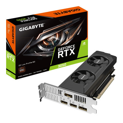 Gigabyte Відеокарта GeForce RTX 3050 6GB GDDR6 OC Low Profile