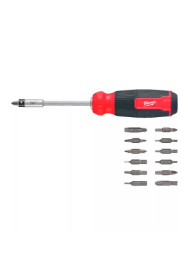 Milwaukee Викрутка, 27 насадок, ручка двокомпонентна, (Hex, PH, SL, PZ, Torx), сталь CrV