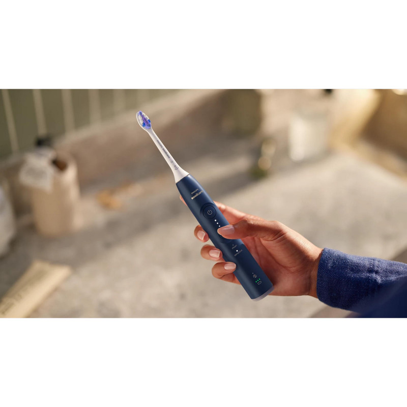 Philips Щітка зубна електр., Sonicare 6100 Series, 62т. колив/хв, насадок-1, футляр, синій