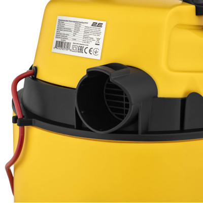 2E Пилосос професійний 2E PowerClean 20P 1000Вт 15кПа контейнер 20л вологій/сухій прибирання функція повітродувки IPX4 4.8кг