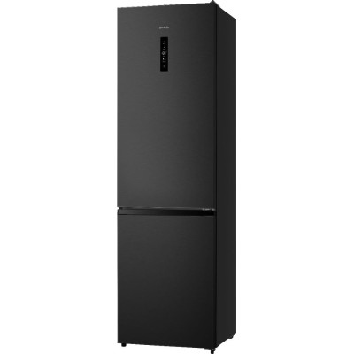 Gorenje Холодильник з нижн. мороз. камерою, 200х60х60см, 2 двері, 238 (98) л, А +, NF +, Зона св-ті, Зовн. Дисп, Чорний Gorenje Холодильник з нижн. мороз. камерою, 200х60х60см, 2 двері, 238 (98) л, А +, NF +, Зона св-ті, Зовн. Дисп, Чорний